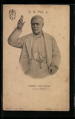AK Papst Pius X. im Jahr 1903