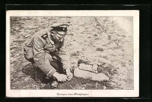 AK Sprengen eines Blindgängers