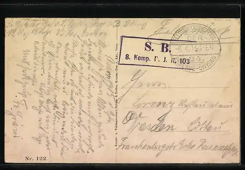 AK Soldaten beim Kaffeekochen, 1. Weltkrieg