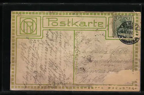 AK Soldaten packen Schinken aus dem Feldpostpaket, 1. Weltkrieg