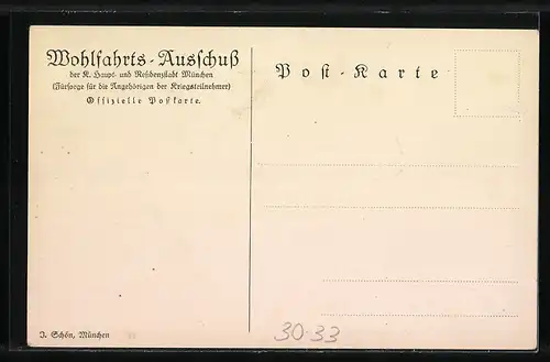 AK Wir mög`n a mit nach Paris, Soldaten verabschieden sich von ihren Söhnen