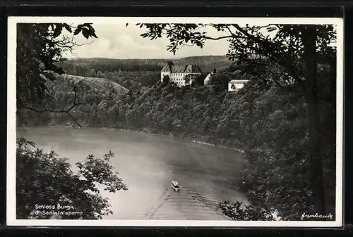 AK Landpoststempel Burgk über Schleiz