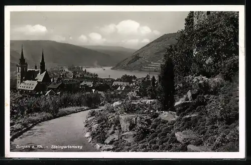 AK Landpoststempel Grolsheim über Bingen (Rhein)