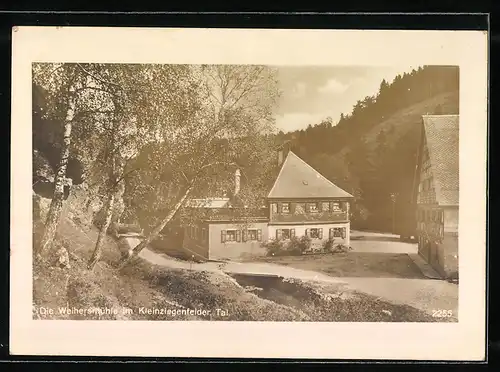 AK Landpoststempel Weihersmühle über Bamberg