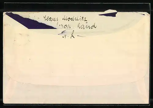 AK Landpoststempel Mochlitz-Lieberose Land