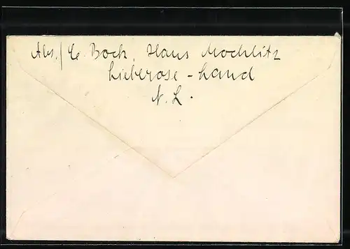 AK Landpoststempel Mochlitz-Lieberose Land