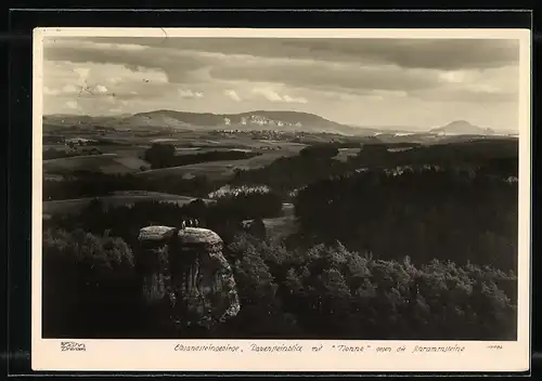 AK Landpoststempel Weissig über Pirna