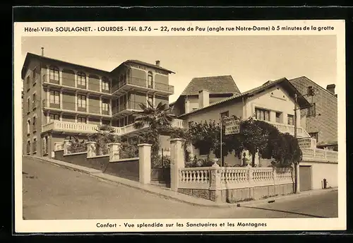 AK Lourdes, Hotel-Villa Soulagnet