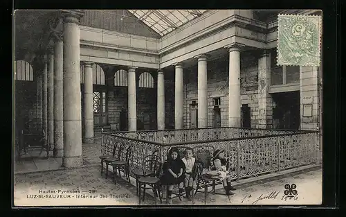 AK Luz-St-Sauveur, Interieur des Thermes