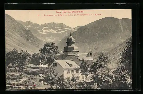 AK Héas, la chapelle et le fond de Troumouse