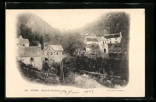 AK Gèdre, Route de Gavarnie