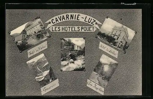 AK Gavarnie-Luz, Les Hotels Pouey