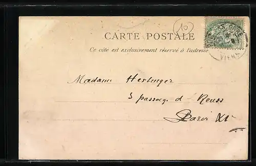 AK Arras, Ruines du Chateau