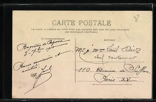 AK Espiadet, Route de Bagneres à Luchon