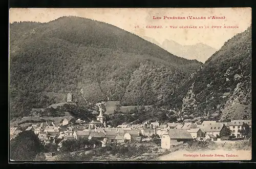 AK Cadeac, Vue Generale et le Petit Arbizon