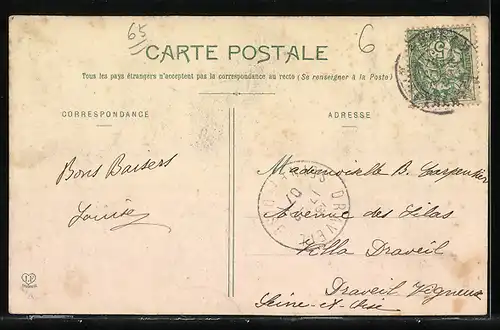 AK Cadeac, Vue Generale et le Petit Arbizon