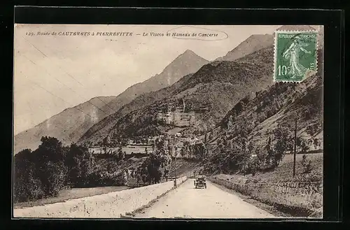 AK Hameáu de Cancerie, Route de Cauterets à Pierrefitte