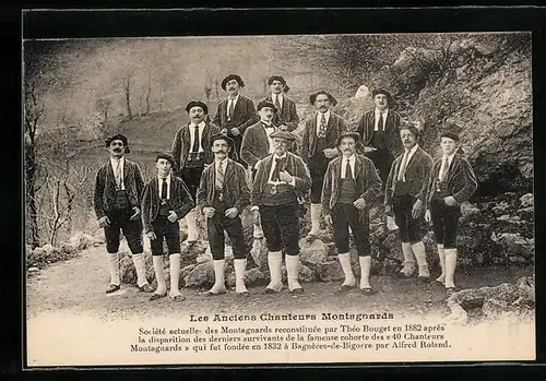 AK Bagnères-de-Bigorre, Les Anciene Chanteurs Montagnards