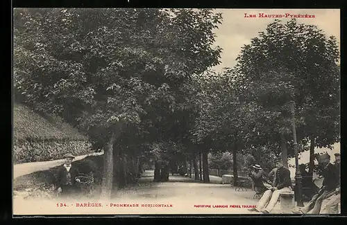 AK Barèges, Promenade Horizontale