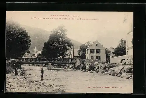 AK Bordères, Le Pont sur la Neste