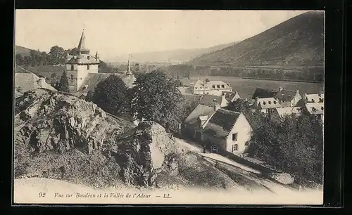 AK Baudéan, vue sur Baudéan et la Vallée de l'Adour