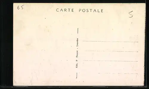 AK Bartres, Bergerie oú Bernadette gardait le troupeau