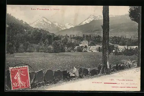 AK Bourisp, vue générale et pic de Lustou