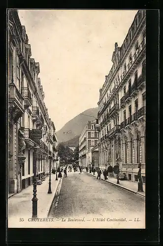 AK Cauterets, Le Boulevard, L`Hotel Continental