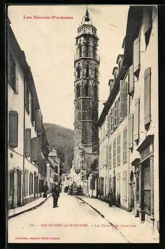 AK Bagneres-de-Bigorre, La tour des Jacobins