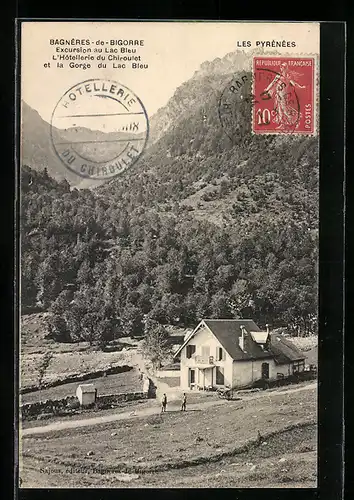AK Bagnères-de-Bigorre, Lac Bleu, L`Hôtellerie du Chiroulet