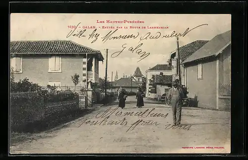 AK Galan, Entrée par la Route de Lannemezan
