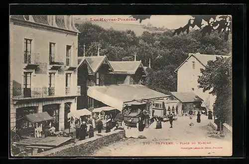 AK Capvern, Place du Marché