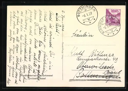 AK Zytröseli-Basel, Pfadfinderheim Scherkessel