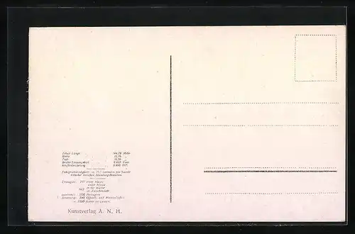 AK Passagierschiff König Friedrich August des HAPAG-Seeräderdienstes auf hoher See