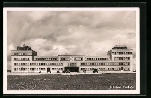 AK München, Hauptgebäude vom Flughafen