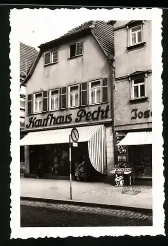 Fotografie unbekannter Fotograf, Ansicht Bad Neustadt / Saale, Kaufhaus Pecht