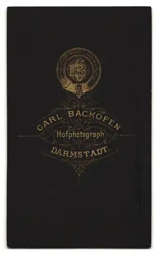 Fotografie C. Backofen, Darmstadt, Kindchen im Kleidchen