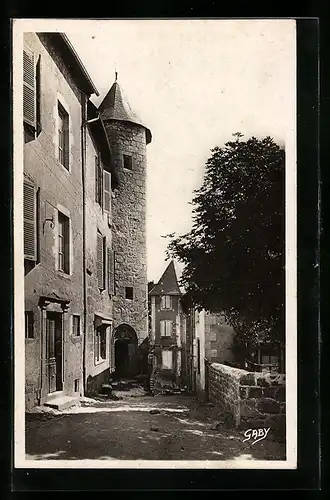 AK Ussel, Le Presbytère et la tour de Soubise