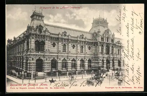 AK Buenos Aires, El deposito de las Aquas Corrientes