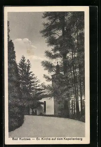 AK Bad Kudowa, Ev. Kirche auf dem Kapellenberg