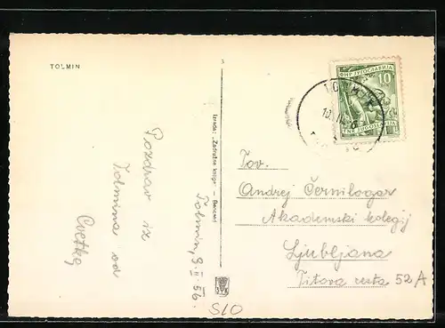 AK Tolmin, Ortsansicht bei Tag