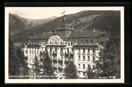 AK Bad Gastein, Grand Hotel de l`Europe