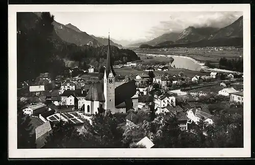 AK Brixlegg /Tirol, Ortsansicht mit Kirche