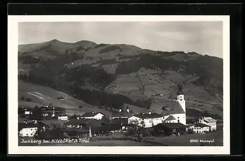 AK Jochberg bei Kitzbühel, Ortspanorama mit Umgebung