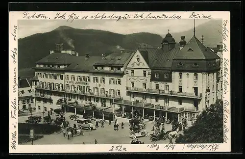 AK Mariazell, Automobile vorm Hotel Laufenstein