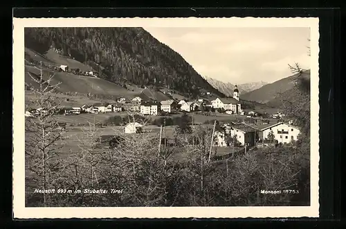 AK Neustift im Stubaital, Gesamtansicht des Ortes