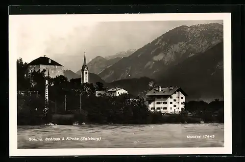 AK Golling, Schloss & Kirche