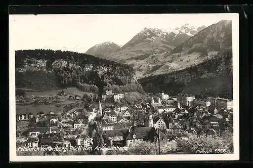 AK Feldkirch / Vorarlberg, Blick vom Ardetzenberg