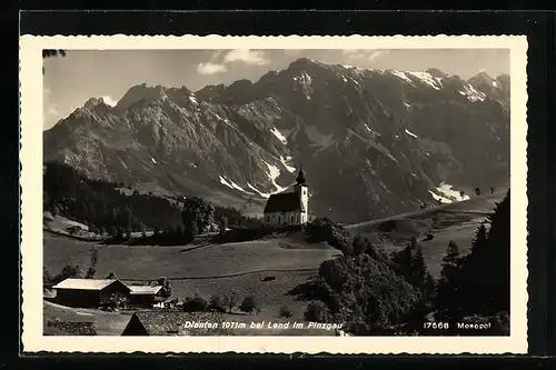 AK Dienten bei Lend, Ortspartie mit Kirche