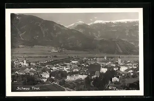 AK Schwaz, Teilansicht mit Kirche